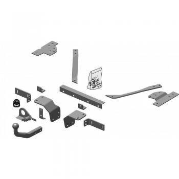 Enganche de remolque Brink Fijo 421400 - Enganche de remolque fijo, compatible con múltiples vehículos, fabricado en acero resistente, capacidad de carga máxima de hasta 3500 kg, incluye kit de instalación y homologación