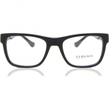 Versace VE3303 GB1 Men's Eyeglasses Black Size 53 - Frame Only - Blue Light Block Available