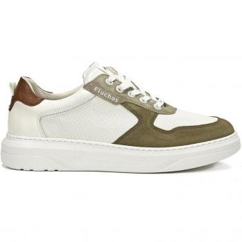 Fluchos F1970 DEPORTIVAS PLANAS - Zapatos de cordones de hombre en color verde