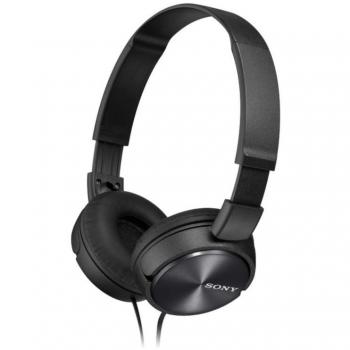Sony MDR-ZX310APB Auriculares de Diadema Plegables con Micrófono, Jack 3.5mm, Color Negro