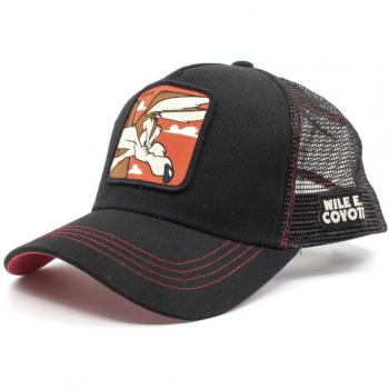 Gorra trucker negra Capslab Coyote COY1