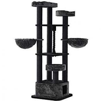 Rascador de Gato Nobby Musan 203cm Negro/Grey