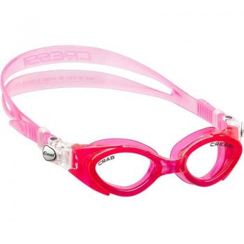 Gafas de natación Cressi Sub Crab Junior rosa-transparente