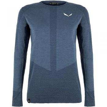 Camiseta Interior Técnica de Manga Larga Salewa Zebru Responsive para Mujer