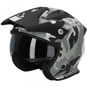 Acerbis Casco Jet Aria Camuflaje-Marrón 2023 Multicolor (L)