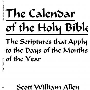 Calendario de la Santa Biblia: Escrituras Aplicadas a los Días del Mes - Edición en Tapa Blanda