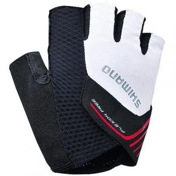 Shimano SH M Escape Guantes Cortos, Unisex Adulto, Blanco, M