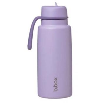 Lilac Love - 1L Stainless Steel Insulated Flip Top Bottle