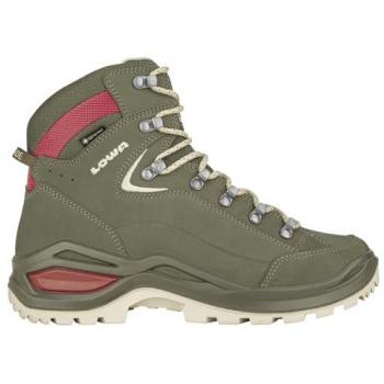 Botas de montaña Lowa Renegade EVO GORE-TEX® Mid para mujer en gris verde