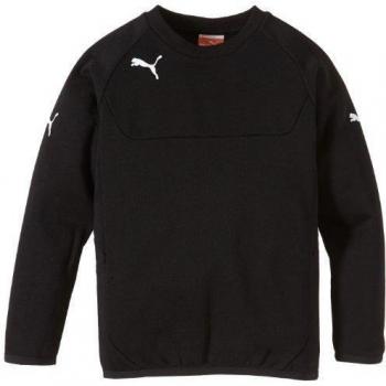 PUMA Sweatshirt Leisure Sweat - Sudadera de fútbol para niña, color blanco / negro, talla 16 años