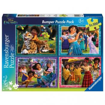 Puzzle Disney Encanto: ¡Revive la Magia de Encanto! 4 x 100 Piezas