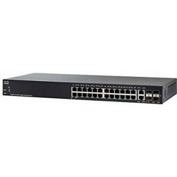 Switch administrado SG350-28 de Cisco de 28 puertos Gigabit Ethernet