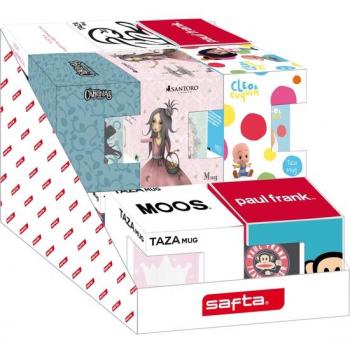 Expositor 14 Tazas Cerámica con Asa de 350 ml - Licencias