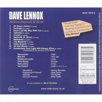 Before Beyond & Blue - DAVE LENNOX