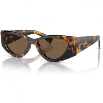 Miu Miu MU06YS VAU06B Women’s Cat Eye Sunglasses Honey Havana Tortoiseshell Size 54