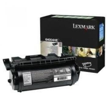 Tóner Lexmark 64004HE XL Color Negro