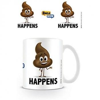 Emoji Movie - Mug Poop Happens, 230 ML