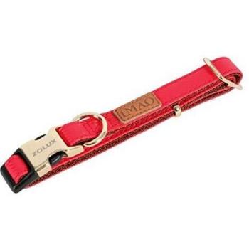 Collar ajustable para perro Zolux Mayfair 20 mm color rojo