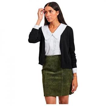 Cárdigan Corto Vila Ril Negro Regular Fit XXL