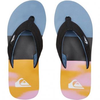 Quiksilver - Sandalias de hombre Molokai Layback II azul naranja rosa - tamaño 39