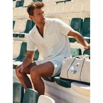 Björn Borg Toweling Pool Shirt White, Size S