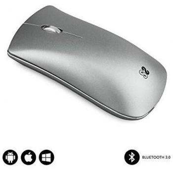 Ratón Bluetooth Subblim Elegant Silver, 2400 DPI, 3 Botones, Batería 400mAh, Modelo SUB-MO-6EL0502