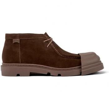 CAMPER Junction Ankle Boots for Women in Brown Suede, Size 40