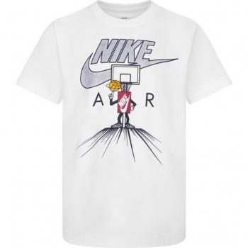 Camiseta de Manga Corta Infantil Nike Icons Of Play Blanco