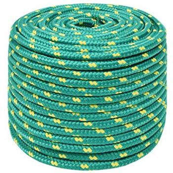 Cuerda de barco polipropileno verde 12 mm 100 m