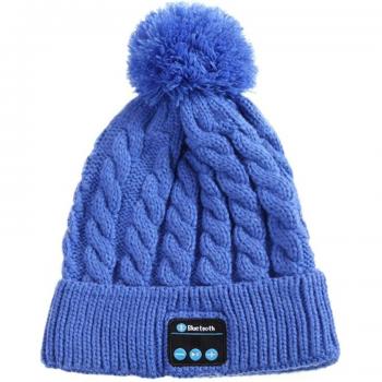 Gorro de punto Bluetooth 5.0 con auriculares estéreo inalámbricos y cálido tejido de lana