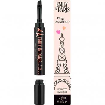 Essence Emily In Paris Eyeliner with Brush, Shade Black, 1.2 g