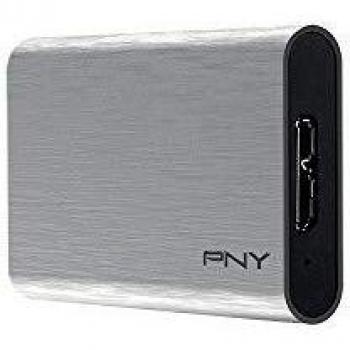 PNY SSD Portátil Elite Silver USB 3.1