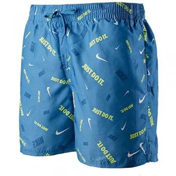 Bañador Corto Nike Logo Modelo 5 Volley Short para Hombre - Azul - Talla XS