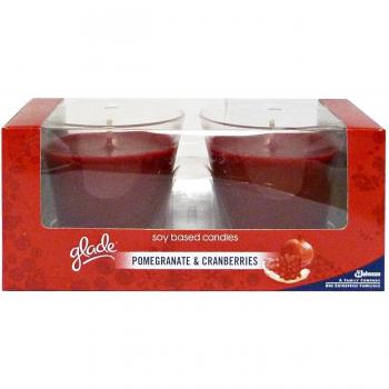 GLADE Candela profumata *2 pz. melograno/mirtillo - Desodorante Inicio