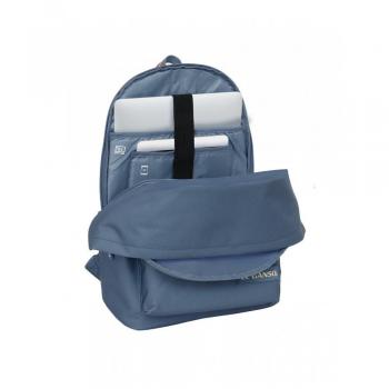 Mochila Doble para Portátil 15,6'' con USB - El Ganso Basics Azul