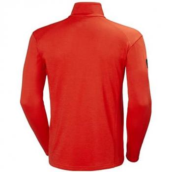 Camiseta Helly Hansen Hydropower 1/2 Zip manga larga roja - XXL