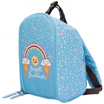 Mochila térmica azul de Katuki Saguyaki desplegable y de fácil limpieza