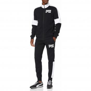 Puma Rebel Block Sweat Suit Chándal, Hombre, Cotton Black, S