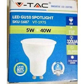 Lámpara, rosca GU10, foco de LED