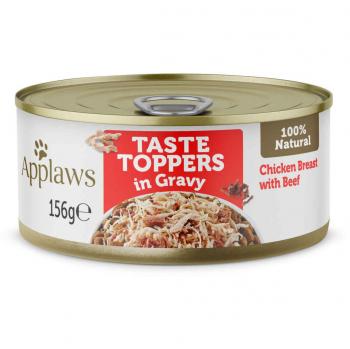 Applaws Dog Paté Pollo y Ternera en Salsa Lata 156g Pack de 12