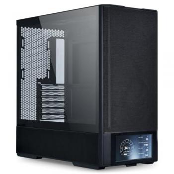 Caja PC Lian Li Lancool 207 Digital ATX, mATX, ITX, Negra con Vidrio Templado y Pantalla LCD
