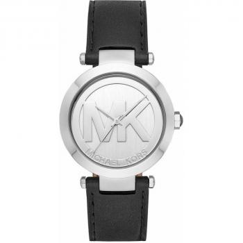 Michael Kors - Parker Watch for Women with Black Leather Strap - MK2458
