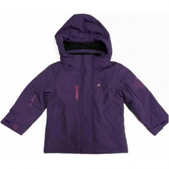 Peak Mountain Fadika Girls' Parka - Violet, Age 4
