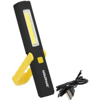 Linterna LED Multifuncional Recargable Tipo Bolígrafo 200 Lúmenes con Imán, Gancho y Soporte Ajustable (900 mAh)