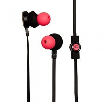 Monster Clarity HD - Auriculares in-Ear con Aislamiento de Ruido, Alta definición, Color Rosa neón