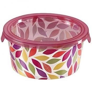 DECO CHEF Curver Congelador de seguridad de contenedores de almacenamiento de alimentos de plástico Rojoonda, Florecer, 0.5 L, EF505871