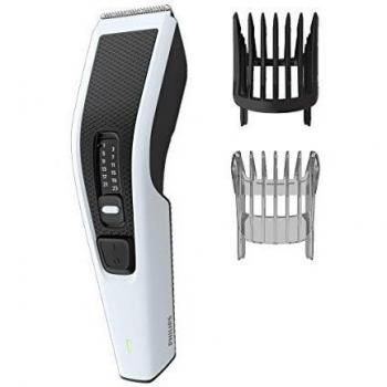 Cortapelos recargable Philips serie 3000 HC3518/15, con cuchillas de acero inoxidable lavables, autonomía de 45 minutos y 14 longitudes