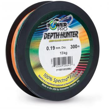 Line PowerPro Depth-Hunter 300m 0.19mm 13kg Multi Color