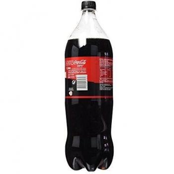 Coca-Cola Zero Azúcar -Refresco de cola sin azúcar, sin calorías - Botella 2L