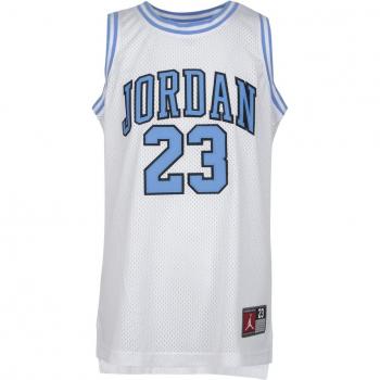 Camiseta de niños Jordan 23 Jersey - Chaleco sin mangas unisex - Color blanco - Talla: 158-170 CM - Material: Poly Mesh